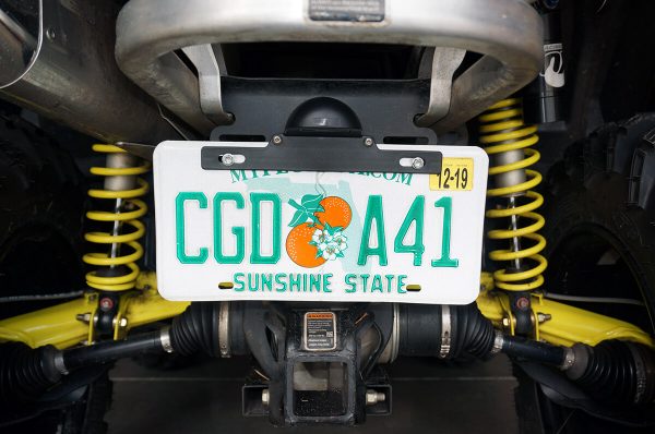 LED License Plate Bracket