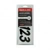 Boat Lettering Solid Black 3" Registration Kit