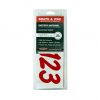 Boat Lettering Solid Red 3" Registration Kit
