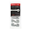 Boat Lettering Solid Silver 3" Registration Kit