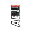 Boat Lettering White/Black 3" Registration Kit