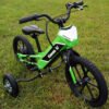 Universal Training Wheels™ for Kawasaki® Electrode™ electric bike.