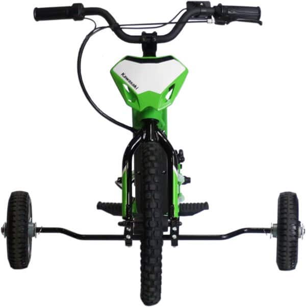 Universal Training Wheels™ for Kawasaki® Electrode™ electric bike.