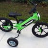 Universal Training Wheels™ for Kawasaki® Electrode™ electric bike.