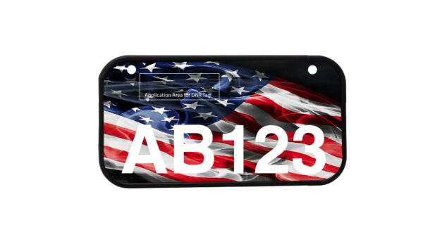 ATV License Plate Kit™ “PVC” with Custom Background Wrap for your ATV/UTV Registration