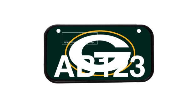 ATV License Plate Kit™ “PVC” with Custom Background Wrap for your ATV/UTV Registration