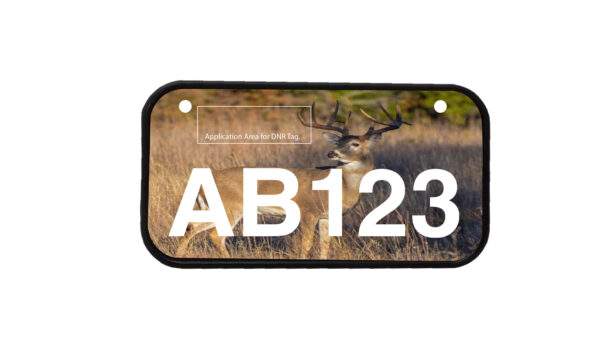 ATV License Plate Kit™ “PVC” with Custom Background Wrap for your ATV/UTV Registration