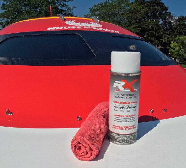 Rx UV Sneeze Guard Protectant Cleaner & Polish w/Micro Fiber Towel