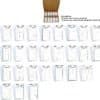 White Decals Kit & Organizer A-Z 350 pcs.
