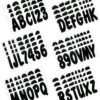 Boat Lettering BLACK 3" REGISTRATION KIT