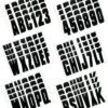 Boat Lettering Black 3" registration installation kit