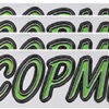 Boat Lettering Kiwi/Black 3" Registration Kit