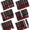 Boat Lettering Red/Black 3" Registration Kit