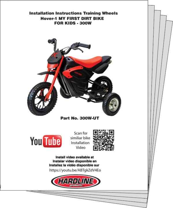 Hover-1® My First Dirt Bike for Kids – 300W Wheels for Tots Training Wheels