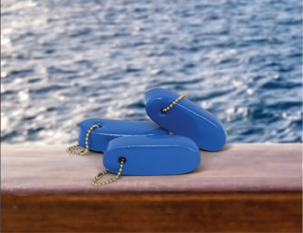 FLOATING BOATING KEY CHAIN VINYL DIPPED KEY FLOAT