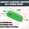 FLOATING BOATING KEY CHAIN VINYL DIPPED KEY FLOAT