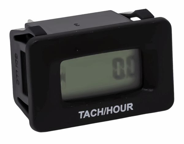 Hour Tachometer for Toro, MTD, Bad Boy, Cub Cadet, Troy-Bilt Briggs and Stratton. Digital.
