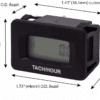 Hour Tachometer for Toro, MTD, Bad Boy, Cub Cadet, Troy-Bilt Briggs and Stratton. Digital.