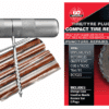 Airplugger, Compact Tire Plug Repair Kit for Motorcycles, ATV's, SXS, UTV, Autos, Trucks and Bicycles