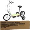 Training/Stability Wheels for Razor EcoSmart SUP Metro Electric Scooter