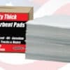 Oil, Fuel, Diesel, Gasoline, Hydrocarbons, Solvents, Grease, Petroleum-based Absorbent Pad