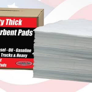 Oil, Fuel, Diesel, Gasoline, Hydrocarbons, Solvents, Grease, Petroleum-based Absorbent Pad