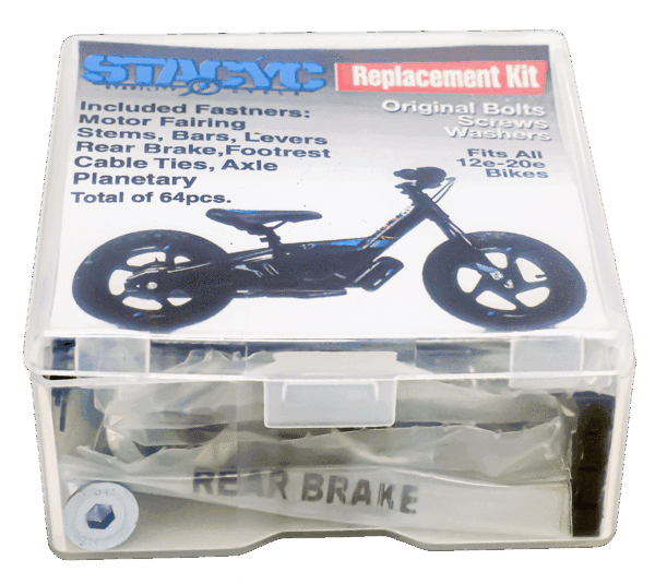 Stacyc Replacement Bolt Kit for 12e, 16e, 18e and 20e Bikes