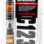 Boat Lettering Black 3" registration installation kit