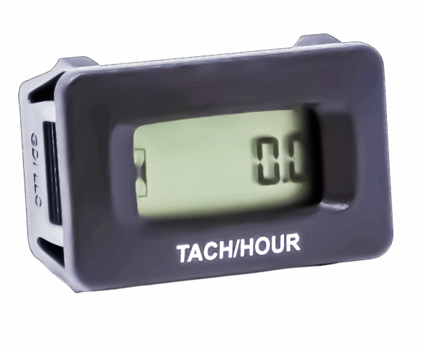 Hour Tachometer for Toro, MTD, Bad Boy, Cub Cadet, Troy-Bilt Briggs and Stratton. Digital.