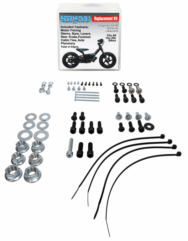 Stacyc Replacement Bolt Kit for 12e, 16e, 18e and 20e Bikes