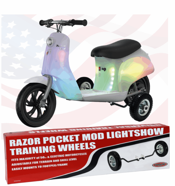 Training Wheels for Razor Pocket Mod Scooter Lightshow