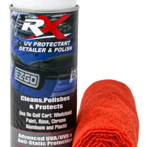 Rx UV Protectant Detailer & Polish w/Micro Fiber Towel for Golf Carts