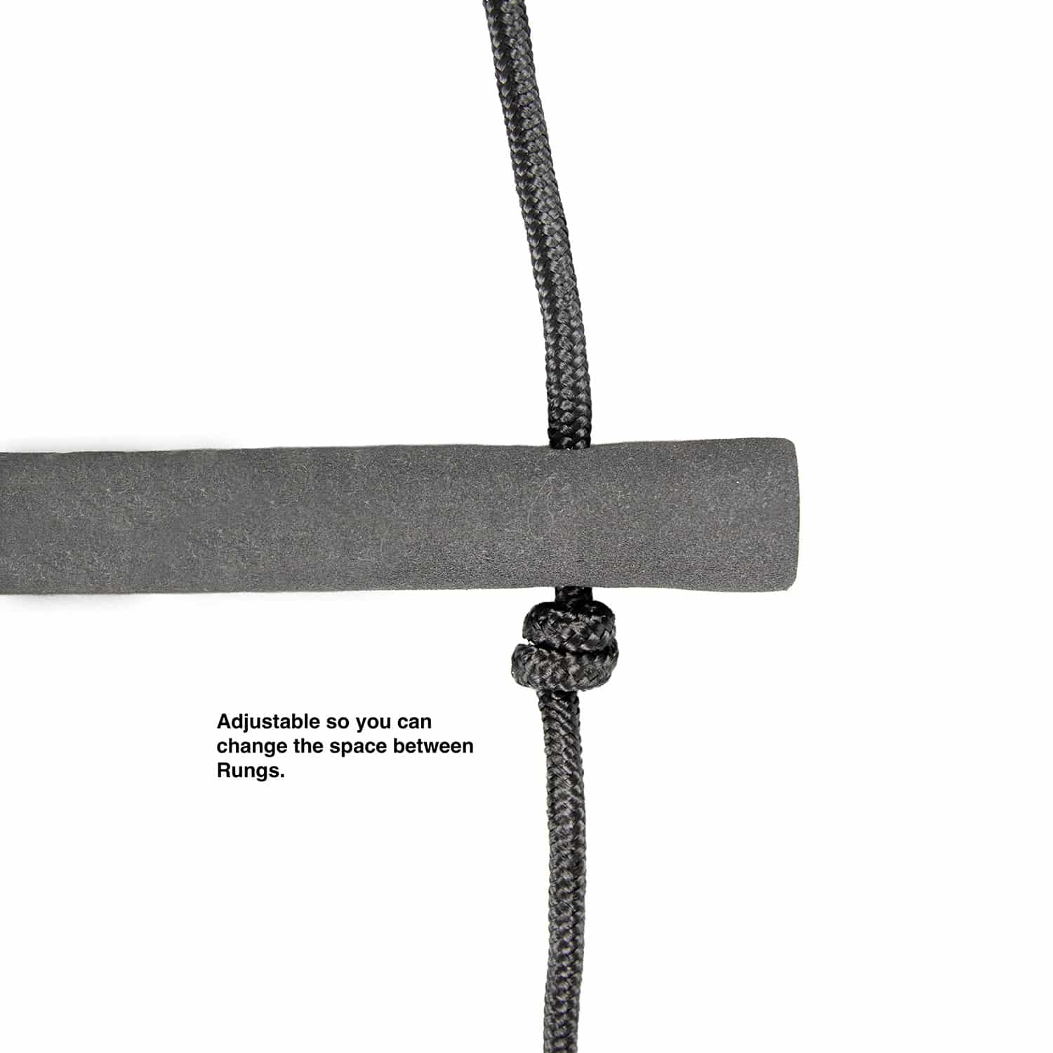 EZ Rope Climbing Ladder - Swing Rope Ladder, Ninja Rope, Obstacle Course Ladder