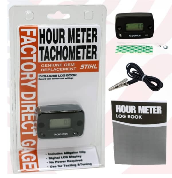 Hardline Products® EDT9 Inductive Hour Meter & Digital Tachometer