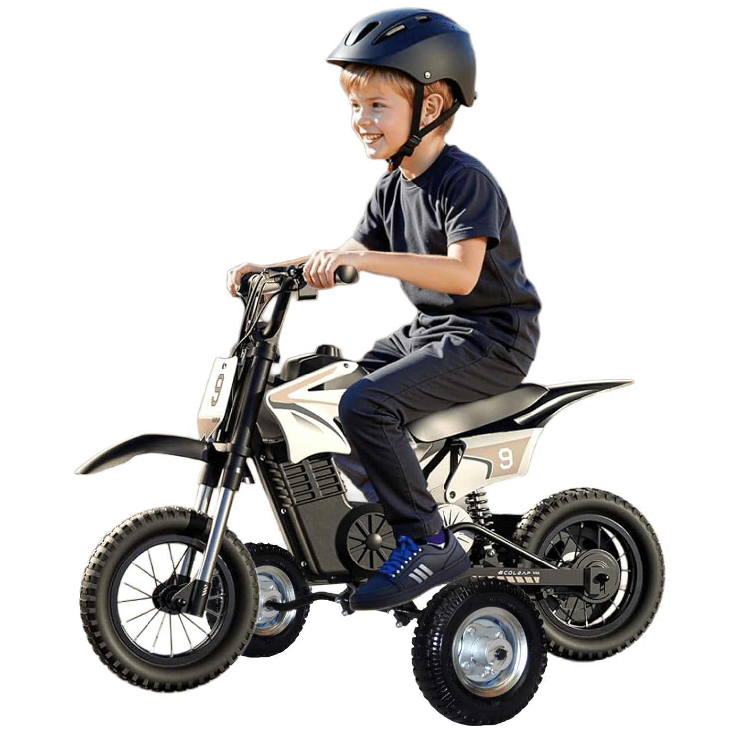 Training Wheels for K1 Kids Electric Dirt Bike 36V Motorcycle, Ecoleap Electric Dirtbike