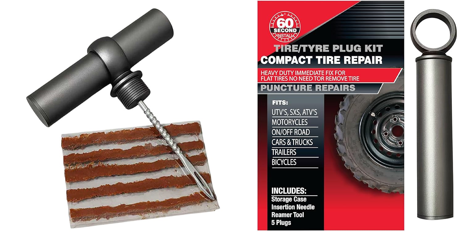 AirPlugger™ Compact Tire Plug Repair Kit