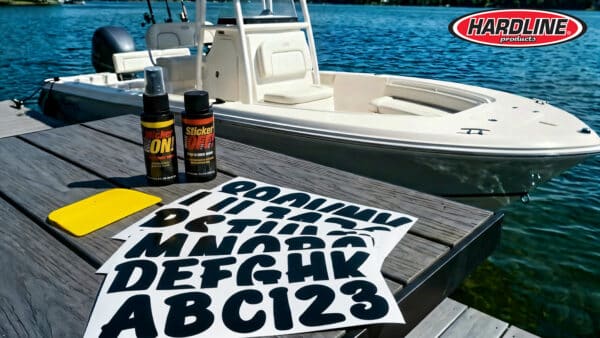 Premium 3″ Black Boat Registration & Installation Kit (Factory Matched™)
