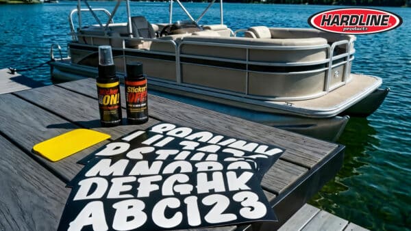 Premium 3″ White Boat Registration & Installation Kit (Factory Matched™)
