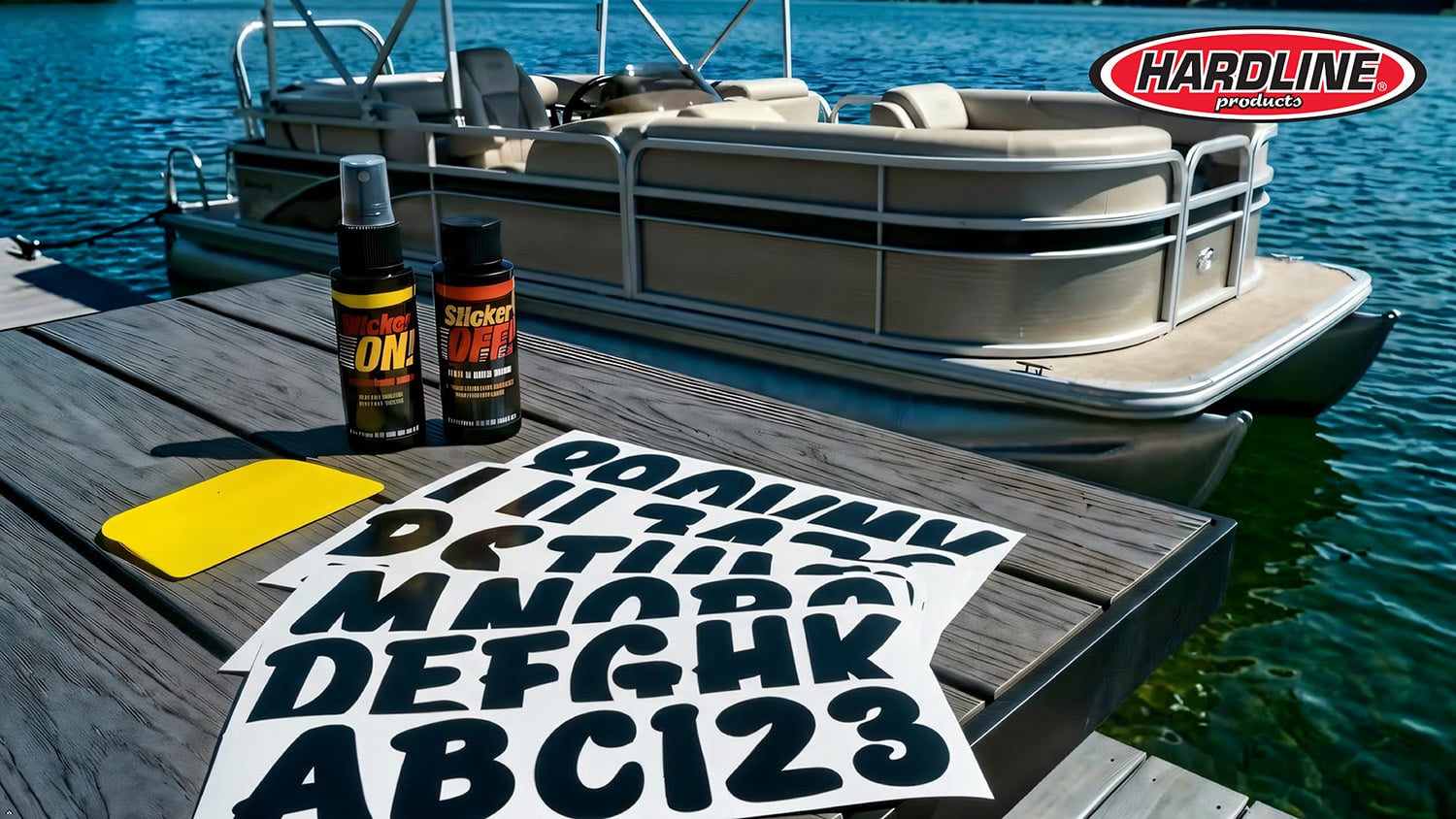 Premium 3″ Black Boat Registration & Installation Kit (Factory Matched™)