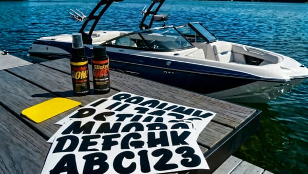Premium 3″ Black Boat Registration & Installation Kit (Factory Matched™)