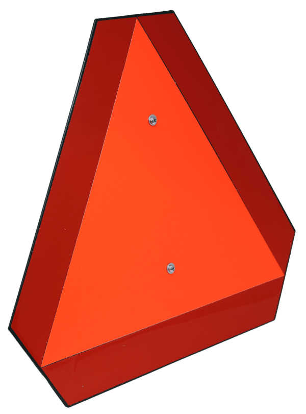 Hardline Products® DOT-Compliant Slow Moving Vehicle (SMV) Safety Emblem – 14″ Reflective Triangle