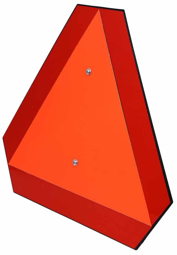 Hardline Products® DOT-Compliant Slow Moving Vehicle (SMV) Safety Emblem – 14″ Reflective Triangle