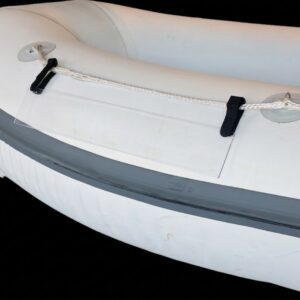 Marine-Grade Registration Plate Kit for Inflatables & RIBs (w/ Velcro® Straps) Clear Acrylic