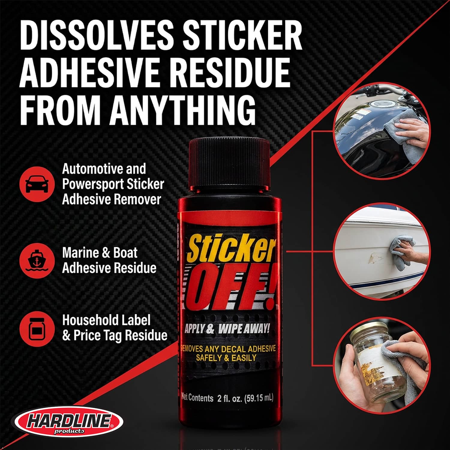 Sticker-Off!™ Decal Adhesive Remover (2oz)