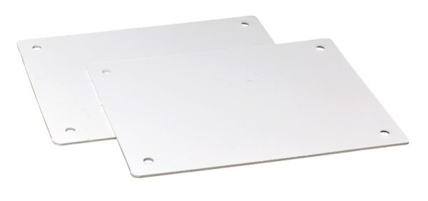 2 pack Tag/Permit plate Premium ABS for Inflatables & RIBs -Self-Adhesive (Pair)