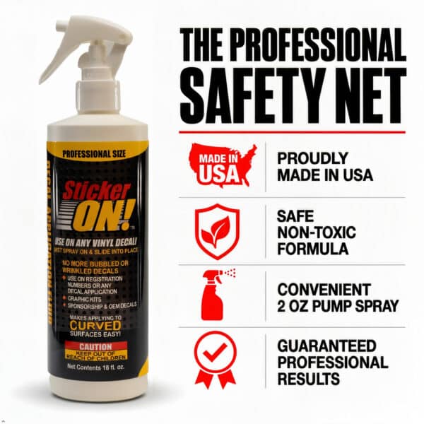 Professional Size Install Kit Sticker-On!