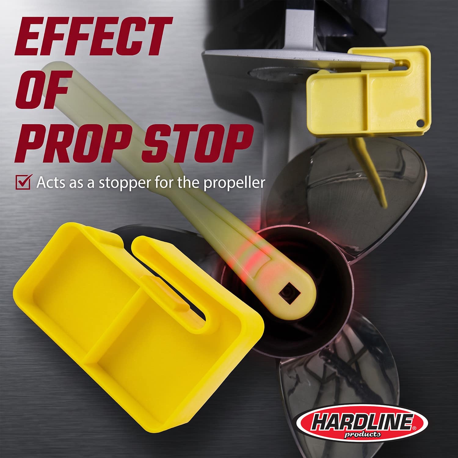 Hardline Products® Ultimate Propeller Protection & Change Kit – Includes Heavy-Duty Prop Bag, 1-1/16" Polymer Wrench, and Safety Stop Block