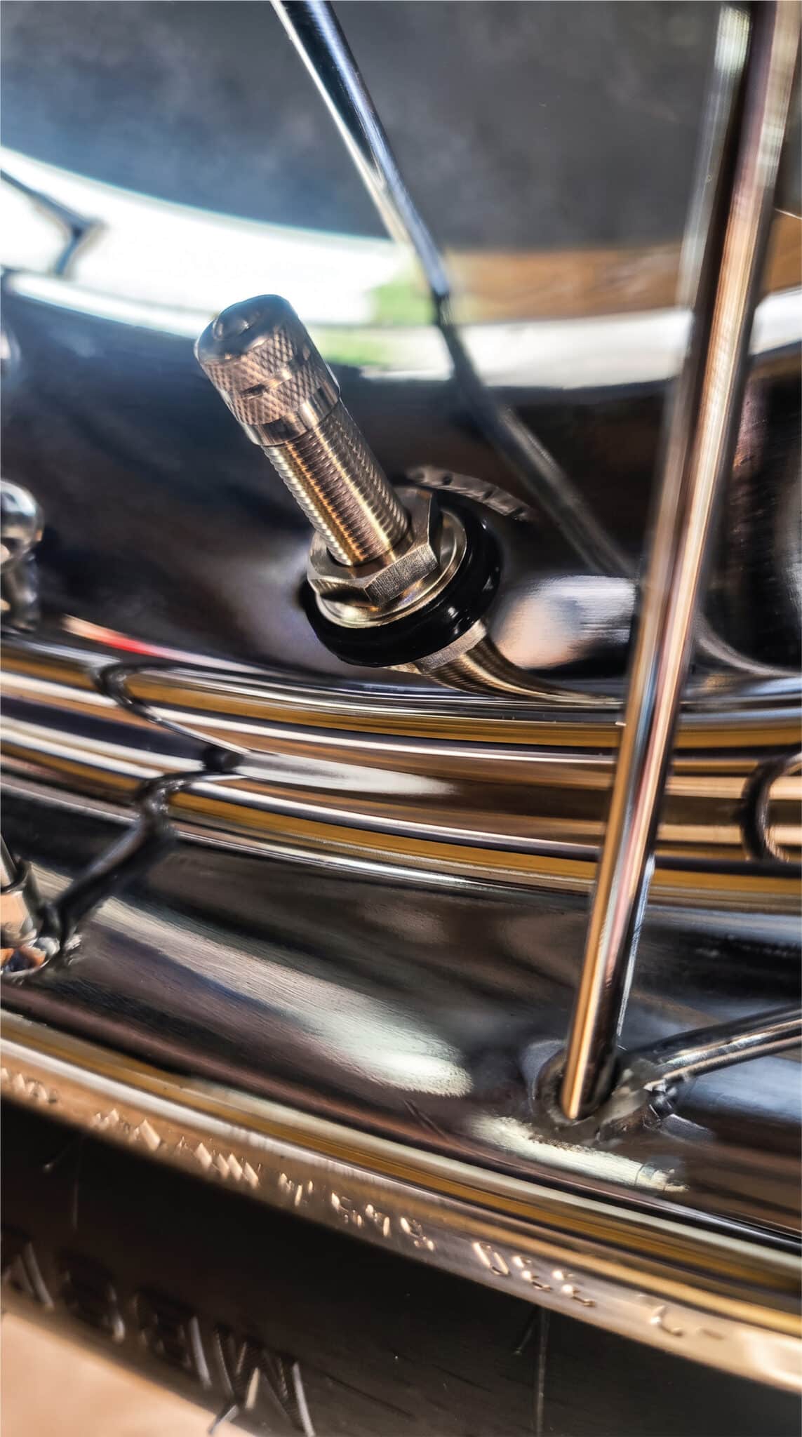 Made in the USA QuikStem™ Push-In Tire Valve Stem System